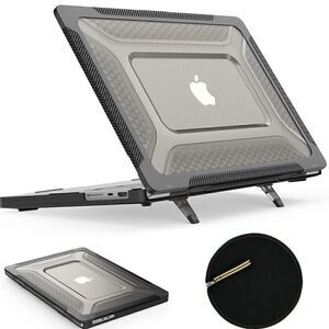 SEYMAC stock MacBook Pro 16 inch Case 2023/2022/2021 Protection Case Black